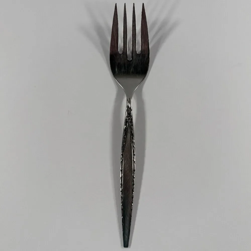 Oneida Venetia 3 Serving Pieces Gravy Fork Community Stainless Flatware Vintage